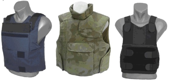 Виды бронежилетов
